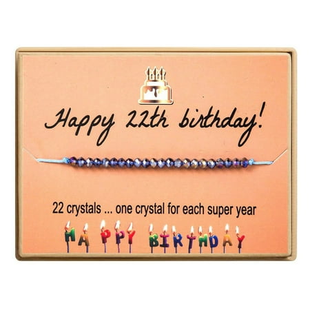 

Necklaces For Women Jewelry Happy Birthday Gifts Bracelet Crystal Beads Bracelet Gift For Women Girls 11th 12th 13th 14th 15th 16th 17th 18th 19th 20th 21st 25th Jewelry For Women Necklace