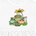 thumbnail image 4 of Inktastic Cute Group of Frogs Girls Toddler Dress, 4 of 5