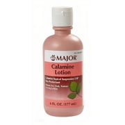 Major Calamine Lotion Skin Protectant, Poison Ivy, Oak, Sumac Drying Lotion, 6 FL OZ - 2 Pack