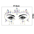 thumbnail image 2 of Rhinestone Face Gems Jewels, Rave Crystals Face Gems Stick on, for Festival Rave, 2 of 5