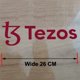 thumbnail image 3 of Personalizar el logotipo del patrocinador de fútbol Tezos Football Middle LOGO Iron-On Soccer Patches Material de PU Cygames Chest Sponsor LOGO Blanco Oro, 3 of 5