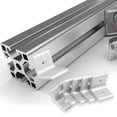 thumbnail image 2 of Mobutofu 10Pack Aluminum Profile Accessories L Shape Connection Pressed Angle Brackets for Robotics Projects 4x4cm, 2 of 4