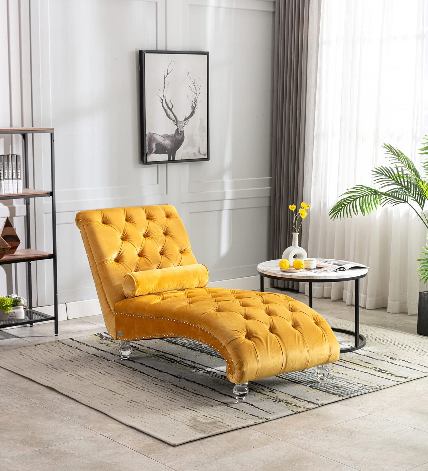 Yellow 2024 chaise chair