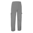 thumbnail image 6 of LIIPEE Men Casual Pants Solid Color Relaxed Fit Ankle Length Pants Male Versatile Lightweight Durable Stylish Trousers With Pockets Comfortable Soft Breathable Daily Pants,Light Gray,M, 6 of 9