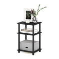 thumbnail image 1 of Mesa auxiliar Furinno Just Turn-Tube de 3 niveles, americano/negra Furinno Ver descripción, 1 of 8