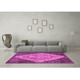thumbnail image 3 of Ahgly Company Indoor Rectangle Medallion Pink Traditional Area Rugs, 2' x 5', 3 of 4