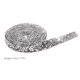 thumbnail image 2 of Cinta de plástico con diamantes de imitación para boda, cinta brillante para manualidades, adorno de cinturón para vestido de novia, blanco plateado, 10 mm Vogacara HA7767-01B, 2 of 6