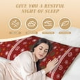 thumbnail image 2 of Yiaed Body Pillow Cover, Ultra Soft Microfiber Pillowcases, Breathable Long Pillow Case, Envelope Closure-Merry Christmas (20x54 inch)（Pillow core not included）, 2 of 5