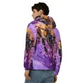 thumbnail image 4 of Kdxio Closeup Honeybee on Flower Print Men Hoodies Casual Hoodies for Men with Zip Pockets Full Zip Long Sleeve Sweatshirt Sports Hooded Jacket-Medium, 4 of 5