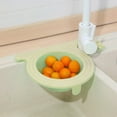 thumbnail image 5 of Specollect Clearance 4 Small Snail Over the Sink Colander Fruits and Vegetables Hanging Drain Basket Adjustable Food Strainer Sink Washing Basket for Kitchen 27x20x4cm, 5 of 6