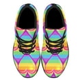 thumbnail image 2 of Rainbow Pride Shoes Men Women Fashion LGBT Sneakers Adult Lightweight Breathable Running Shoes Black Size 12, 2 of 7