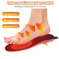 thumbnail image 4 of Wireless Heated Insoles Rechargeable Velvet Material Digital Temperature Control Polymer Battery Stainless Steel Housing for Plantar Fasciitis Cold Feet, 4 of 5