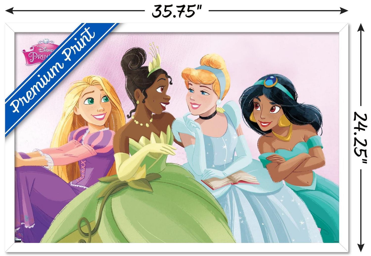 Disney Ultimate Princess Celebration - Group Wall Poster, 22.375" x 34" Framed