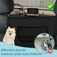 thumbnail image 6 of Unique Bargains Dog Car Net Barrier with Stretchable Storage Bag Keep Pet Dogs in the Back Seats for Cars SUVs Black, 6 of 7