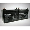 (2) FirstPower 12v 33ah for Toy Car Play Mobile Scooter Battery