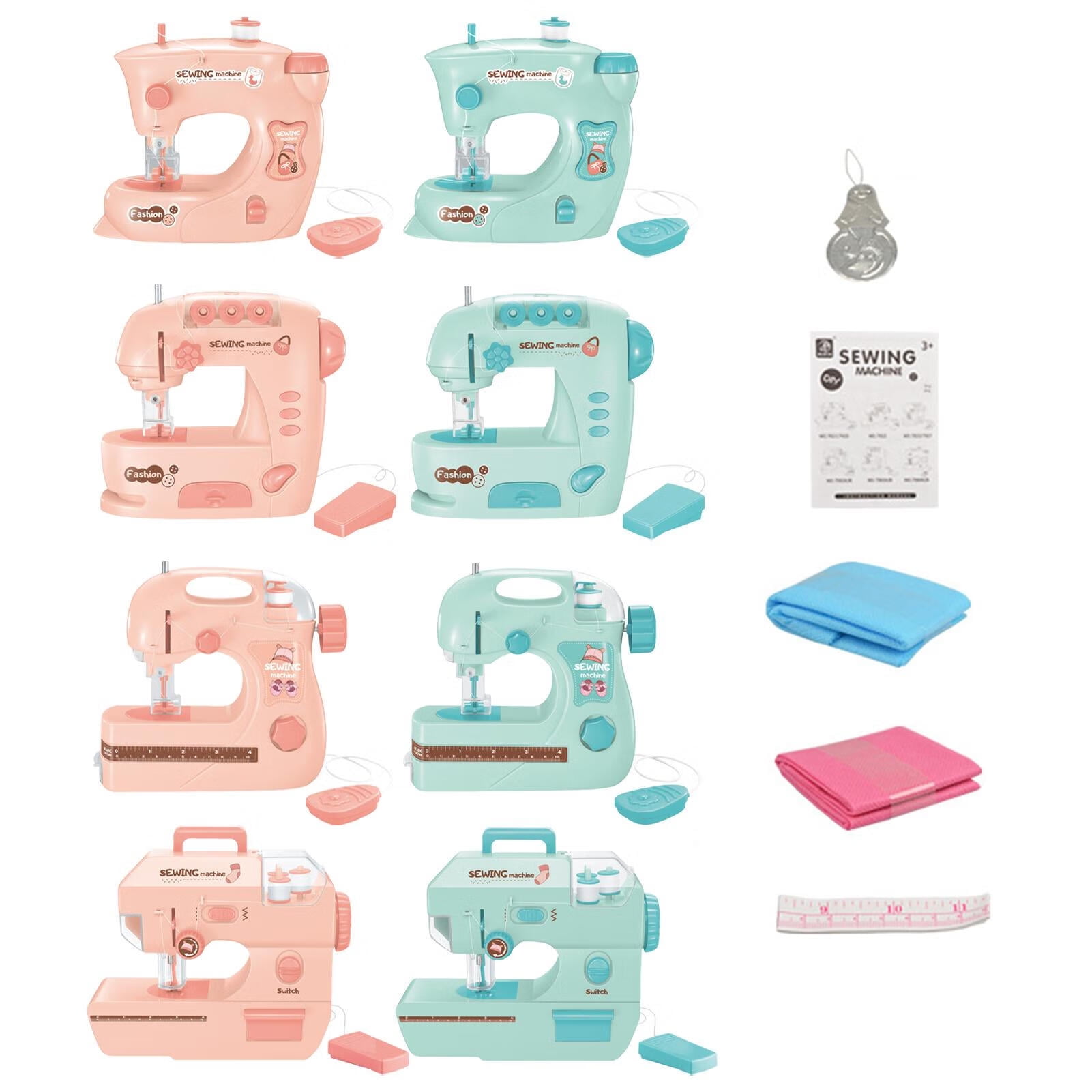 Mini Sewing MachineKids Sewing Machine With BuiltIn StitchesDouble