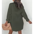 thumbnail image 3 of Blusa extragrande casual para mujer,Blusa extragrande de manga larga Blusa extragrande con bolsillo frontal Blusa extragrande con hombros caídos Claridad notable, 3 of 7