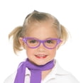 thumbnail image 4 of Hip Hop 50's Shop 1950s Cat-Eye Glasses for Kids, Plastic Costume Glasses with Rhinestones (Child Purple), 4 of 5