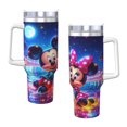 thumbnail image 1 of Mickey Mouse Gobelet 40 Oz avec Poignée et Paille Gobelet Isolé Étanche avec Couvercle et Paille en Acier Inoxydable Porte-Gobelet Base Amicale, 1 of 8