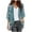 Blue, variant on Jkety Women's Long Sleeve Cropped Cardigan Sweaters Open Front Hollow Out Shrugs Cardigans for Women(Blue,2XL)