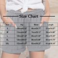 thumbnail image 3 of Lenpel Women's Cotton Linen Shorts Trendy Elastic High Waisted Drawstring Casual Shorts Summer Lounge Shorts with Pockets, 3 of 7