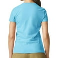 thumbnail image 2 of Gildan Womens Softstyle Plain Ringspun Cotton Fitted T-Shirt, 2 of 4