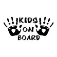 thumbnail image 2 of Baby on Board Car Sign Stickers, Baby on Board Signs for Car, Window Baby On Board Sign Safety Signage Weather-Resistant High Intensity Reflective Character Design Board Car Sticker, Funny, 2 of 4