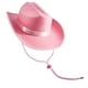 thumbnail image 5 of Sombrero vaquero The Dreidel Company, de fieltro rosa, 56 cm, para niños, 5 of 5
