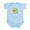 Sky Blue, variant on CafePress - Happy Birthday Mommy Infant Bodysuit - Baby Light Bodysuit, Size Newborn - 24 Months