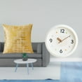 thumbnail image 2 of Elegante Y Moderno Juego De Funda De Cojín Y Reloj De Pared Para Decoración Del Hogar, Oficina, Sala De Estar, Dormitorio, Coche, Estudio, Con Funda De Almohada Con Números Grandes., 2 of 8