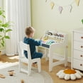 thumbnail image 2 of Qaba Ensemble Bureau et Chaise pour Enfants, Ensemble Table et Chaise Artistique pour 3 à 8 Ans, 2 of 10
