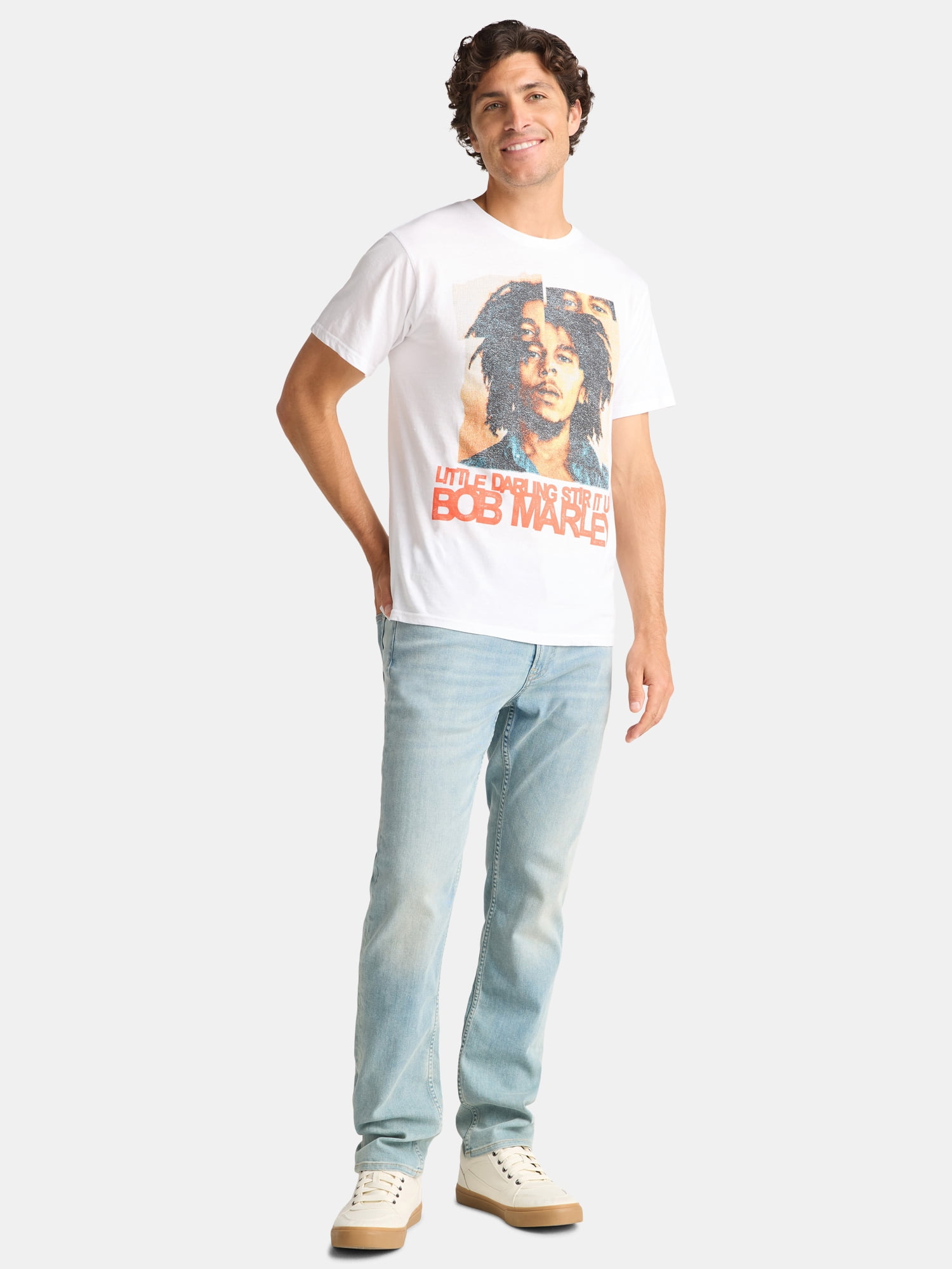 Bob Marley Men's & Big Men's Graphic Cotton T-Shirt, Sizes S-3XL
