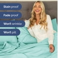 thumbnail image 4 of Juego de sábanas CGK Unlimited Extra Deep Pocket Queen Spa Blue, 4 of 9