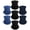 3 Black, 2 Royal Blue, 2 Navy, variant on DOVACKA Neck Gaiter, 7 Pack Cooling UV Protection, Bandana Face Mask Scarf for Men and Women