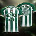 thumbnail image 5 of DXSCSE Mexico Soccer Jersey - 2026 Mexico Jersey Shirt for Soccer Game Fans Green S, 5 of 12