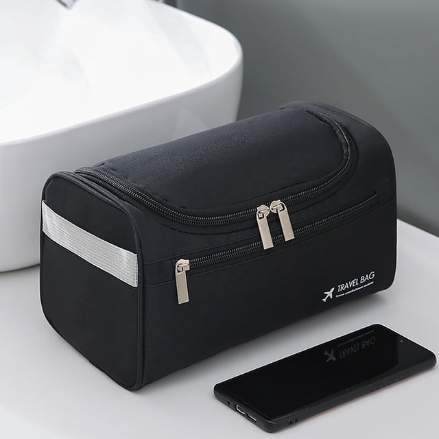Fiudx Bolsa de Viaje, Gran Capacidad, Neceser Pie Sintético, Diseño Portátil, Ideal para Viajes de Negocios, Regalo para Hombre y Mujer, con Cremallera Suave y Duradera.