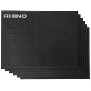 RHINO Acoustic Panel 16" x 12" x 0.4" Thick NRC Sound Bass Isolation 6 Pieces Beveled Edges