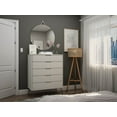 thumbnail image 2 of Manhattan Comfort Rockefeller 5-Drawer Engineered Wood Dresser in Off White, 2 of 3