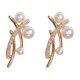 thumbnail image 1 of Pendientes de perlas de imitación para chicas adolescentes, pendientes minimalistas de piercing, pendientes de moda, 1 of 8