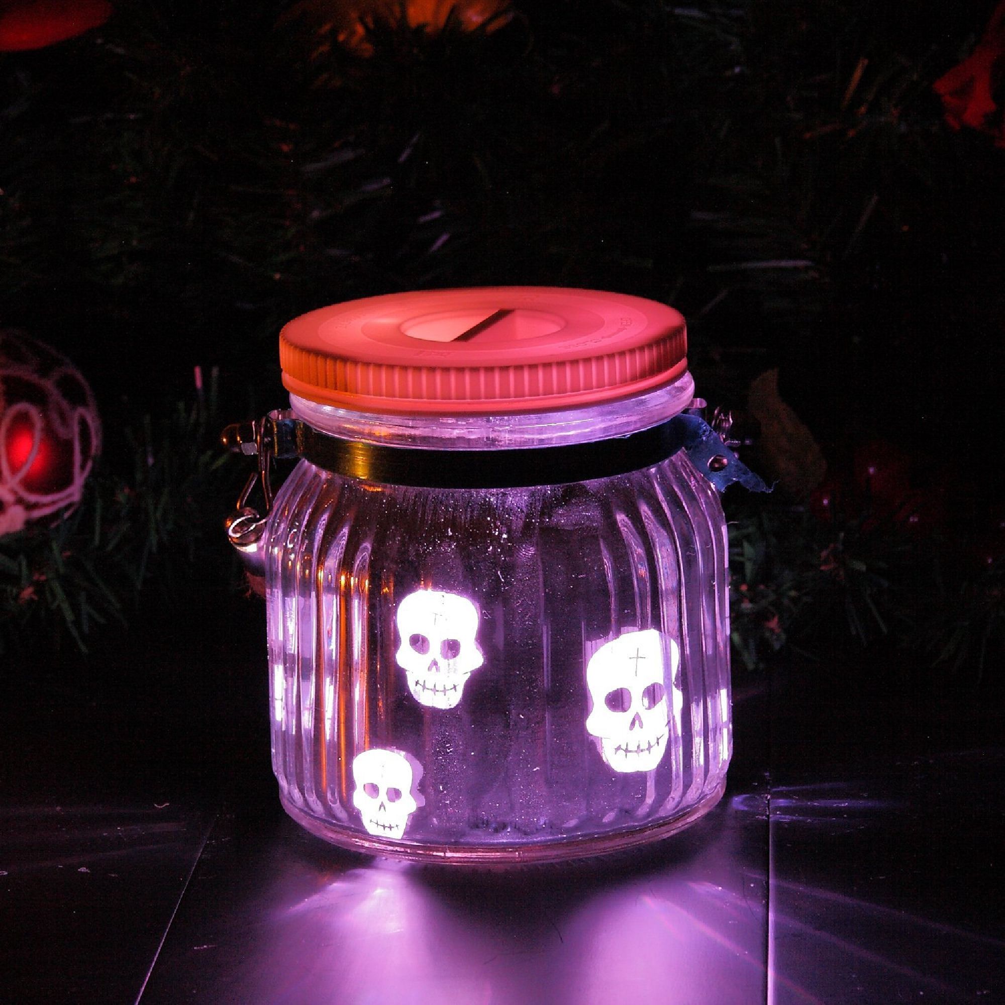 Candle Choice Mason Jar Light Indoor Outdoor Jar Lantern Light Battery