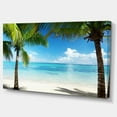 thumbnail image 3 of Designart Palm Trees and Sea Canvas Wall Art, 3 of 4