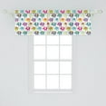 thumbnail image 2 of Ambesonne Animal Cartoon Window Valance, Plaid Tartan Polka, 54" X 18", Multicolor, 2 of 3
