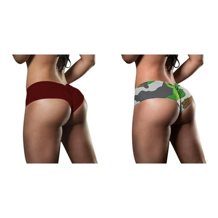 Lojoutye 2 Pack(Green 1PCS & 1PCS) Multipack Swim Pants Cover Up for Women Plus Size Women Basic Bike Shorts Compression Workout