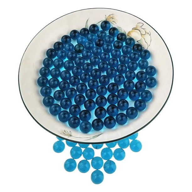 50counts 16mm Colorful Glass Ball Kids Marble Run Game Accs Vase Filler& Fish Tank Home Decor