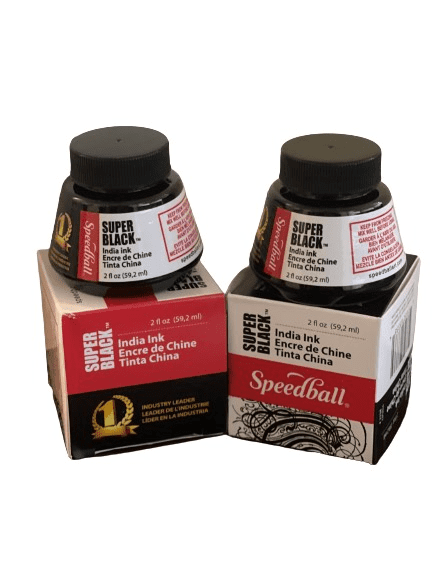 Speedball 2 oz Super Black India Ink