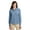 Faded Blue*, variant on Port & Company LSP10 Dress Shirt Womens Long Sleeve Value Denim Shirt