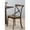 Dark Oak, variant on Blue Velvet & Gold Finish | Comfortable Seating in Any Space | Elevate Your Interior