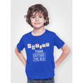 thumbnail image 2 of Autism Awareness Think Outside The Box Youth T-shirt, Youth XS, Royal, 2 of 5