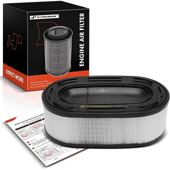 A-Premium Engine Air Filter Compatible with Chevrolet Corvette 2020 2021 2022 2023 2024, 6.2L, Replace# A21750, 84321605