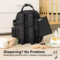 thumbnail image 4 of Mochila KeaBabies PLAY, bolsa de pañales impermeable de poliuretano de 18 litros, 4 of 9